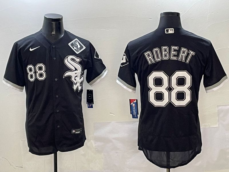 Men Chicago White Sox #88 Robert Black Elite 2025 Nike MLB Jersey style 2